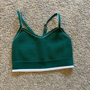 All in Motion Green Textured Sports Bra